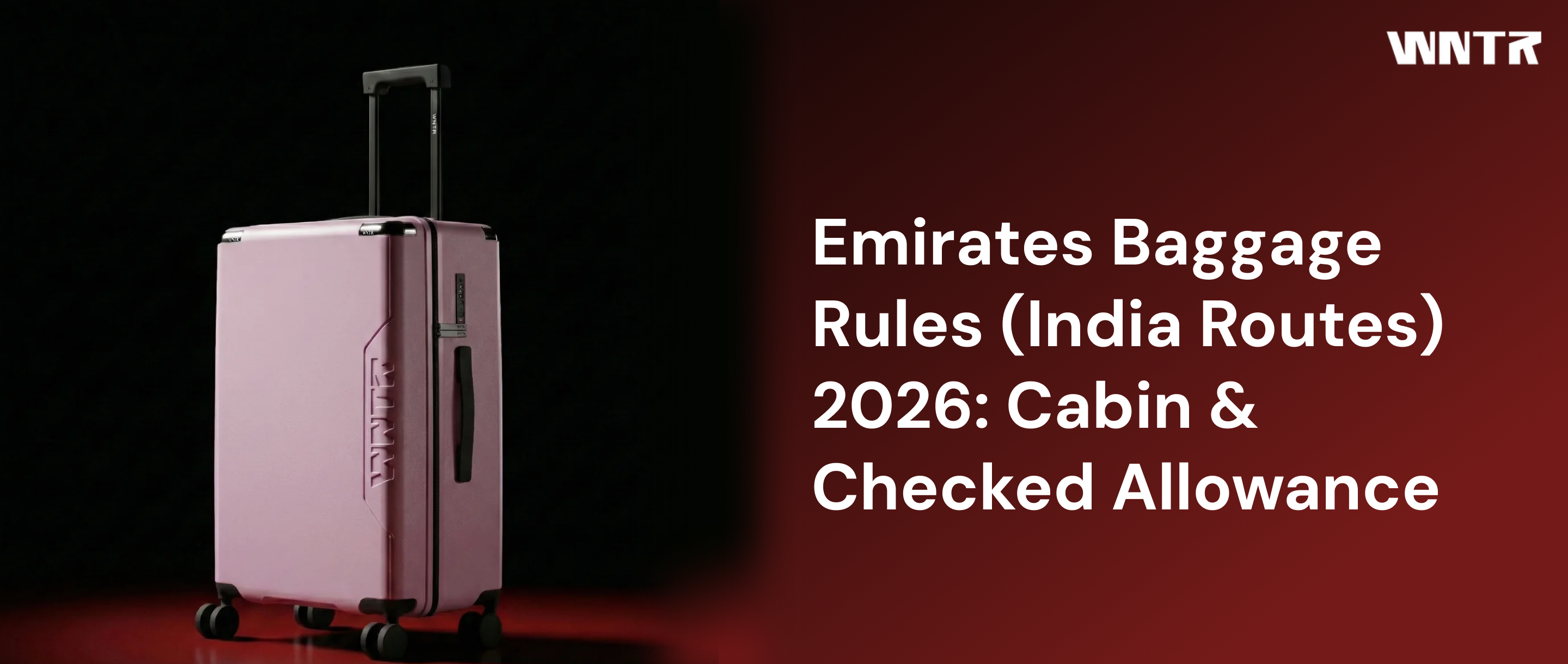 Emirates Baggage Rules (India Routes) 2026: Cabin & Checked Allowance