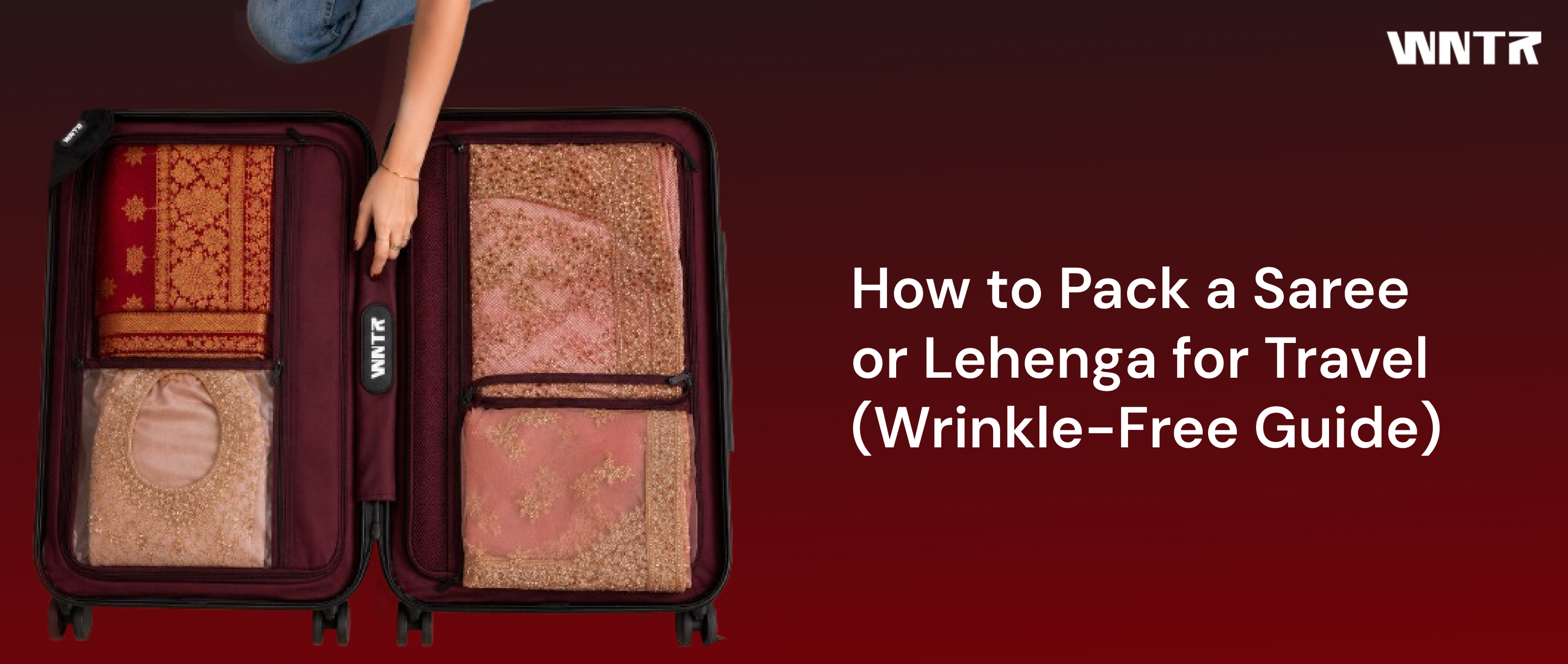 How to Pack a Saree or Lehenga for Travel (Wrinkle-Free Guide)