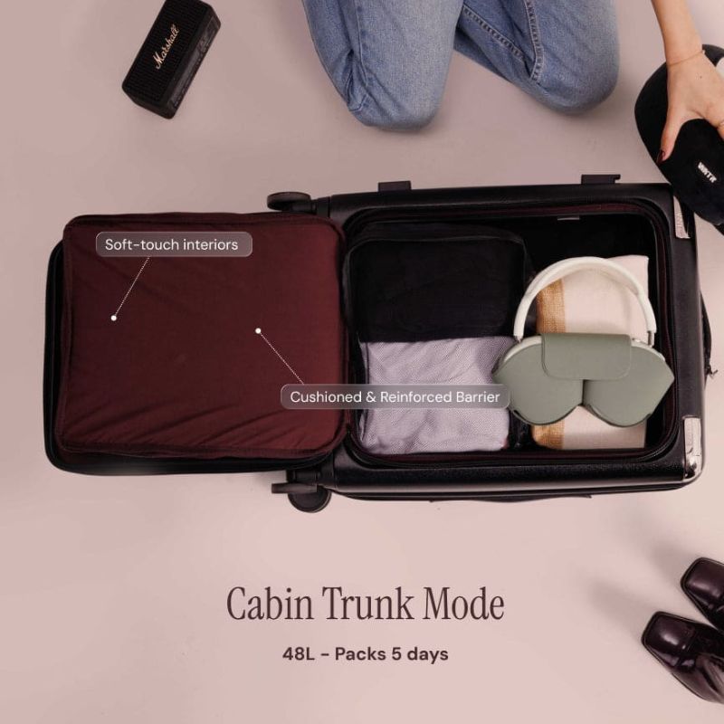 WNTR Strunk Cabin Luggage – Lightweight Polycarbonate Hard Shell