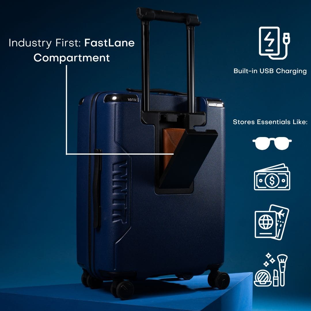 WNTR cabin luggage carry on trolley bag