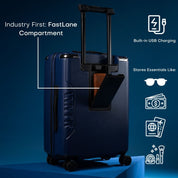 WNTR cabin luggage carry on trolley bag