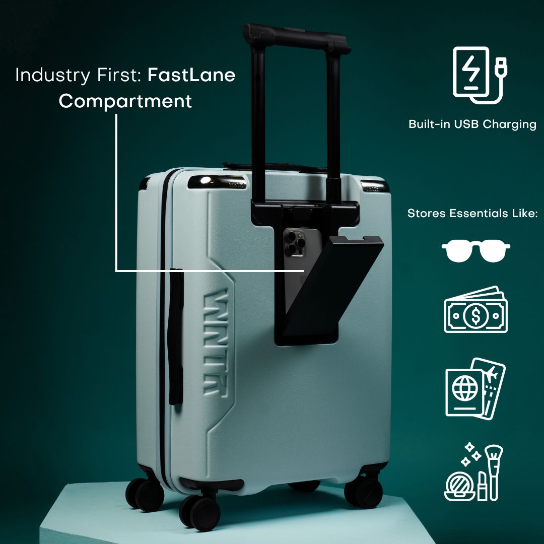 WNTR cabin luggage carry on trolley bag