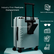 WNTR cabin luggage carry on trolley bag