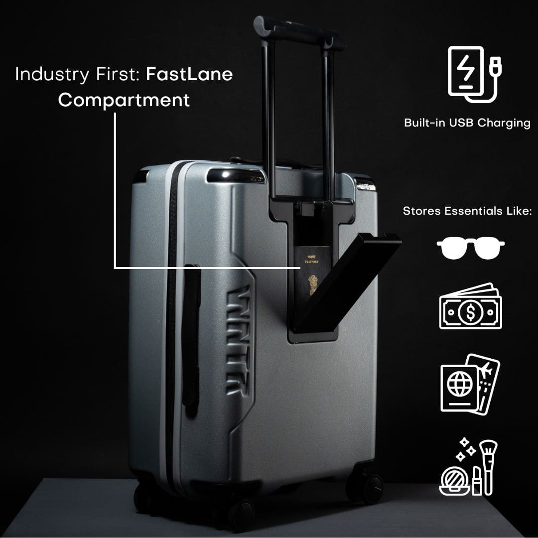 WNTR cabin luggage carry on trolley bag